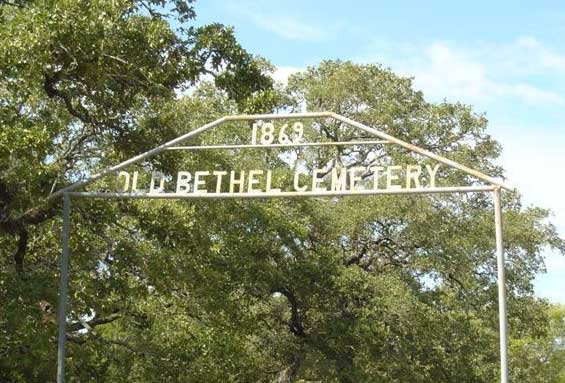 Old Bethel Cemetery Entrance